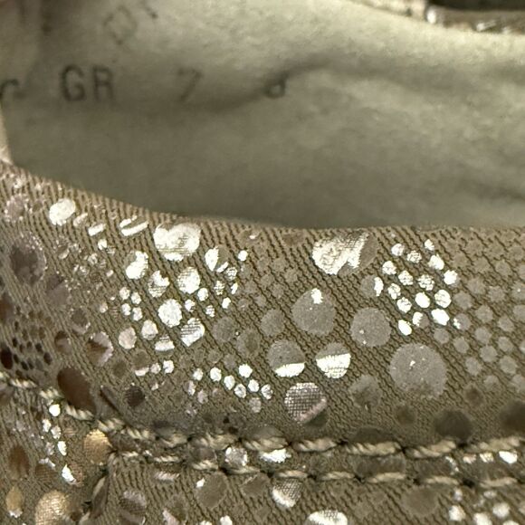 Waldlaufer Sneakers Women’s  Size UK 7 US 9.5 Beige Metallic Shoes Comfort - Picture 8 of 12